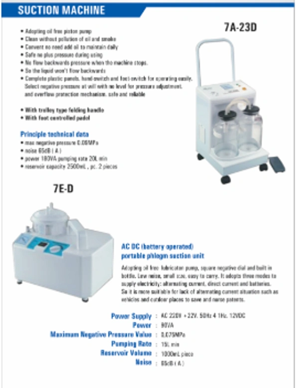 Monarch Suction Machine
